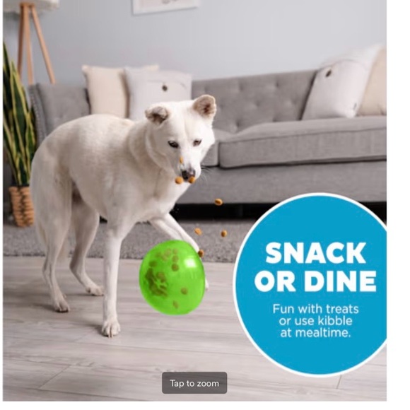 Slow Feeder Dog Bowl & Interactive Treat Dispensing Dog Toy (set). Like new! - Picture 9 of 10